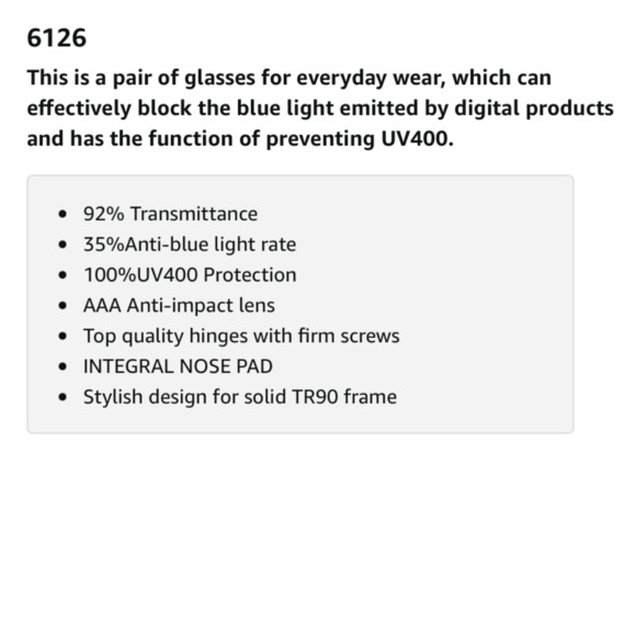 CNLO BLUE LIGHT BLOCKING GLASSES UNISEX, BLOCK BLUE LIGHT FROM DIGITAL DEVICES - Picture 9 of 11